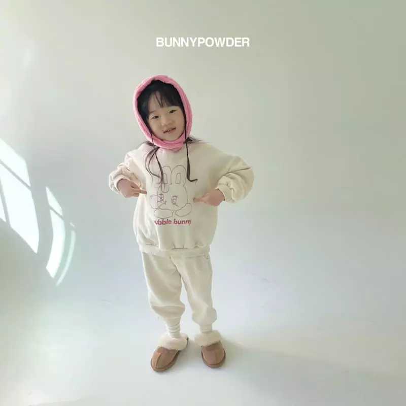 Bunny Powder - Korean Children Fashion - #toddlerclothing - Bubble Bunny Sweatshirt - 2