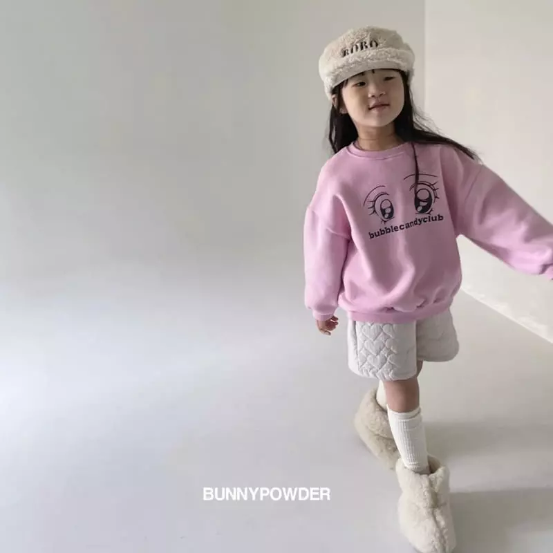 Bunny Powder - Korean Children Fashion - #toddlerclothing - Sunjung Art Sweatshirt