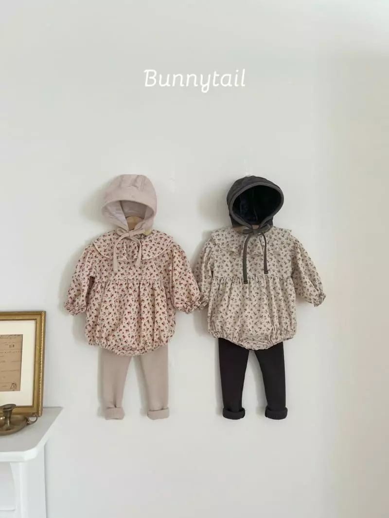 Bunnytail - Korean Baby Fashion - #babyboutique - Flower Rib Bodysuit - 5