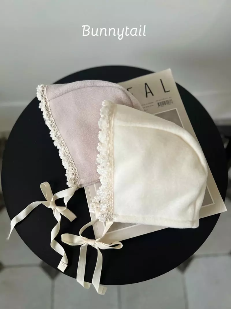 Bunnytail - Korean Baby Fashion - #babyclothing - Lace Bonnet