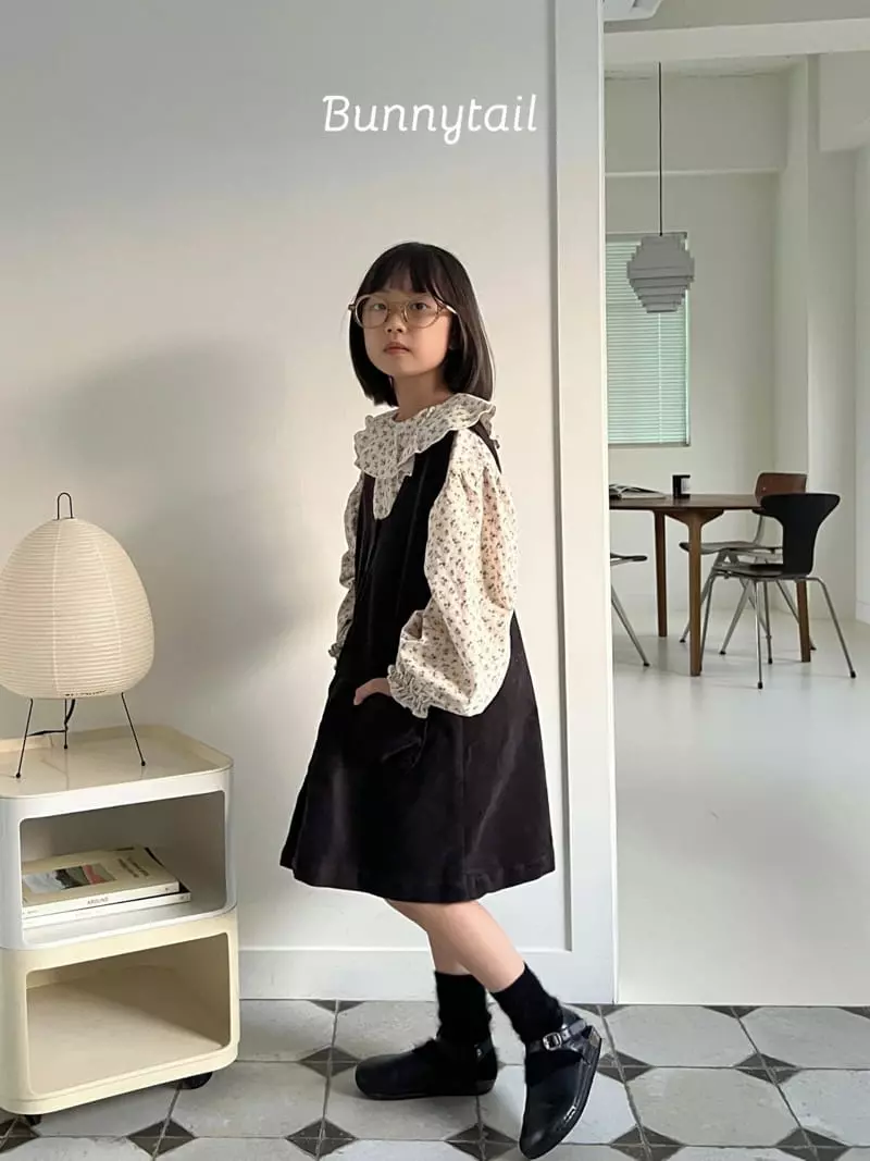 Bunnytail - Korean Children Fashion - #childofig - Flower Rib Blouse - 8