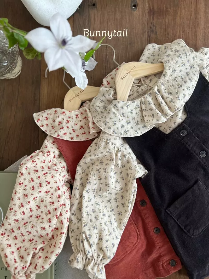 Bunnytail - Korean Children Fashion - #discoveringself - Flower Rib Blouse - 11