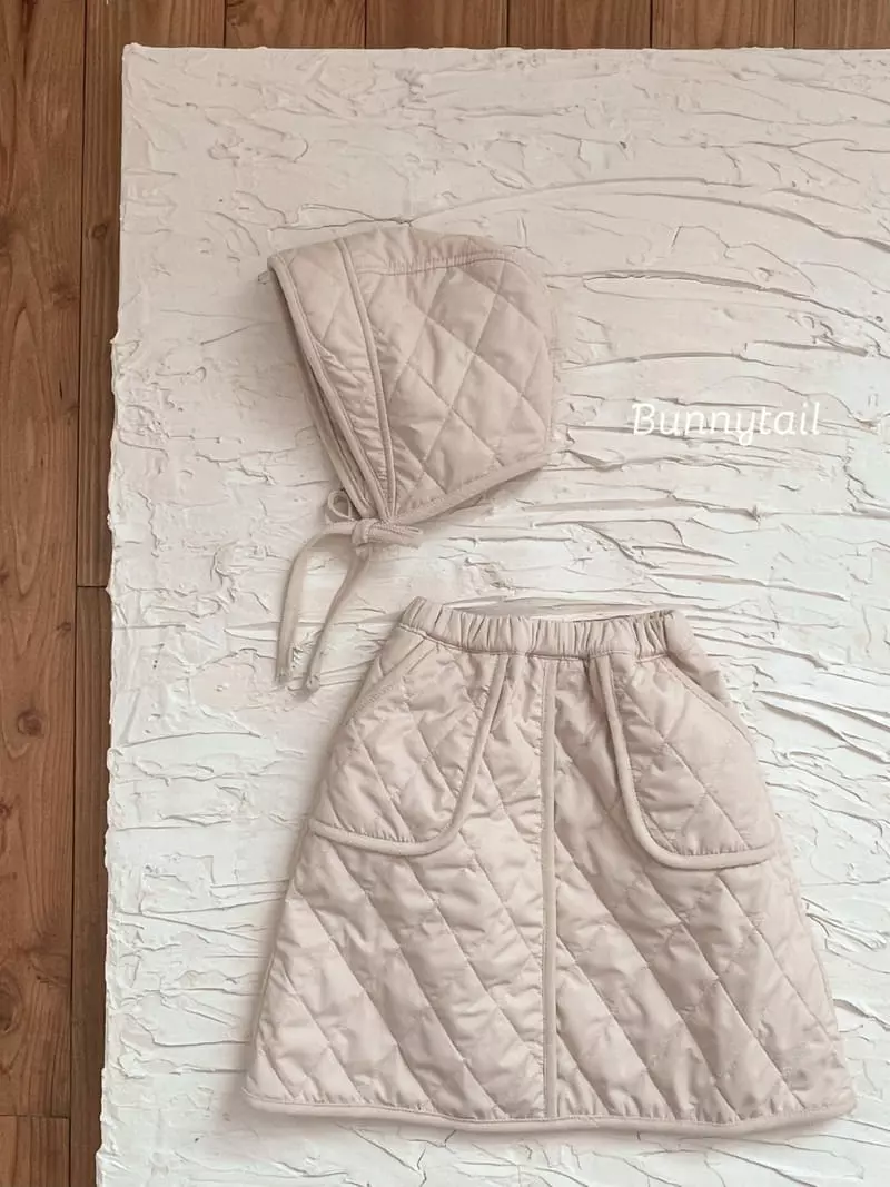 Bunnytail - Korean Children Fashion - #kidsshorts - Pudding Quilting Skirt - 5