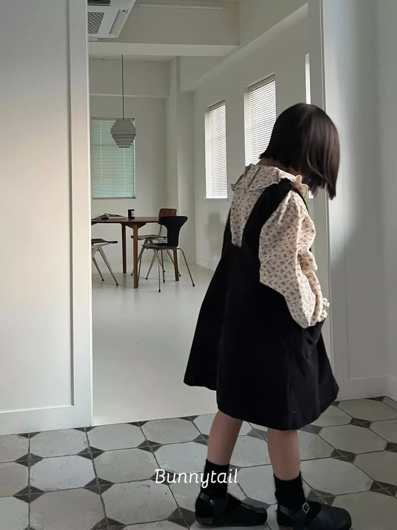 Bunnytail - Korean Children Fashion - #minifashionista - Flower Rib Blouse - 3