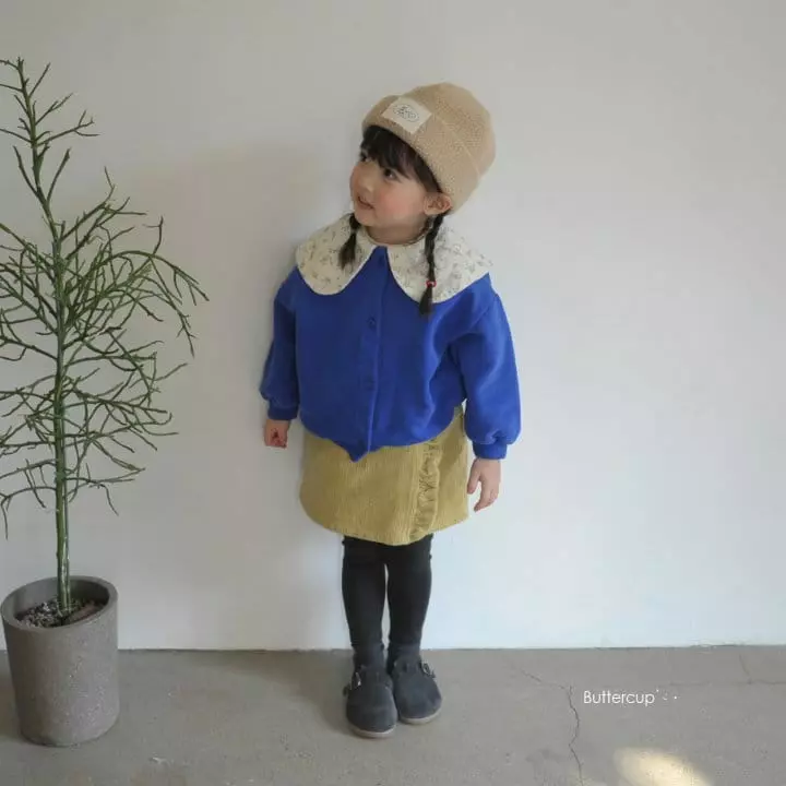 Buttercup - Korean Children Fashion - #Kfashion4kids - Button Rib Frill Skirt Leggings - 2