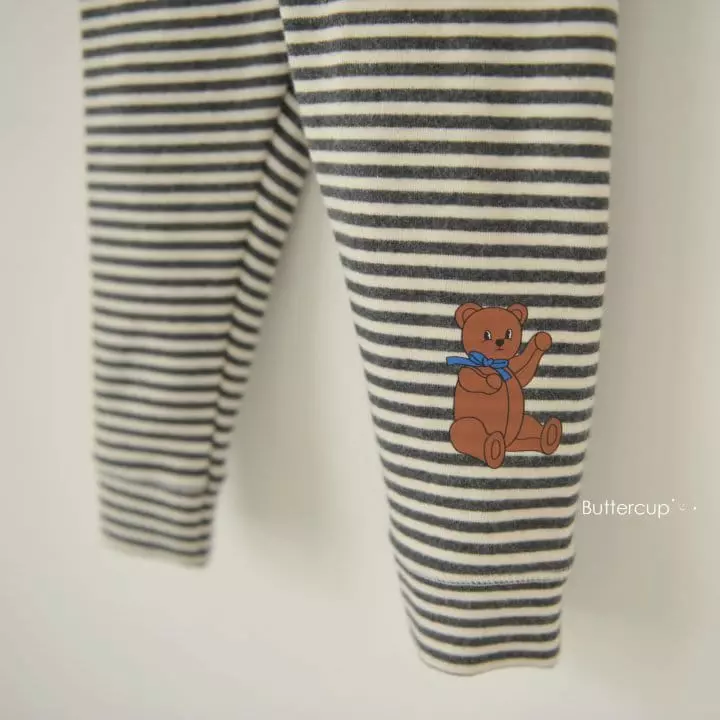 Buttercup - Korean Children Fashion - #Kfashion4kids - Teddy Pin Leggings - 11