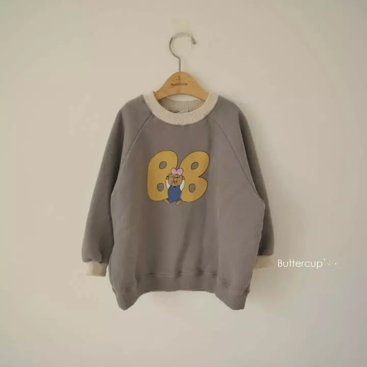 Buttercup - Korean Children Fashion - #childofig - Bb Heart Bear Sweatshirt - 10