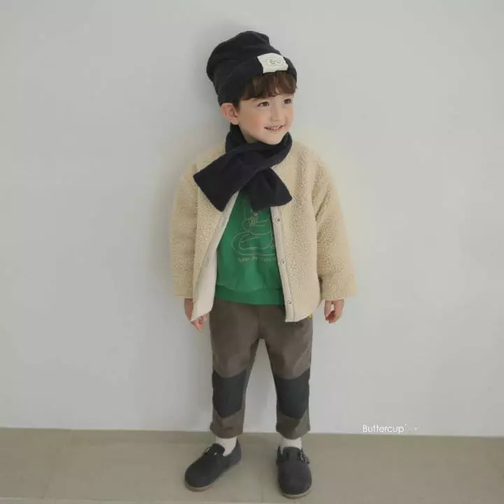 Buttercup - Korean Children Fashion - #prettylittlegirls - Moon Line Fleece Pants - 4