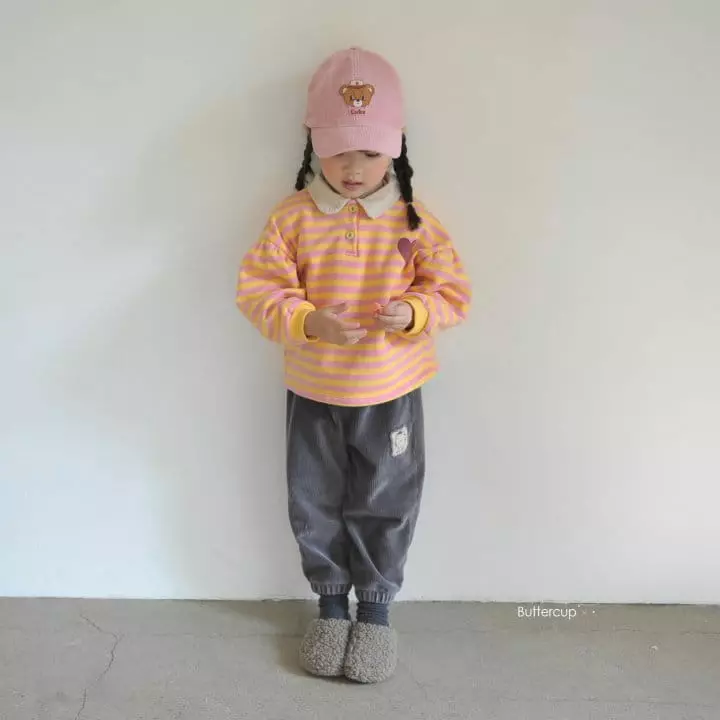 Buttercup - Korean Children Fashion - #childofig - Veloure Rib Pants