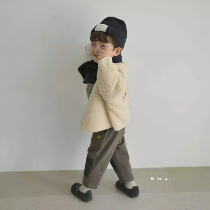 Buttercup - Korean Children Fashion - #childrensboutique - Moon Line Fleece Pants - 6