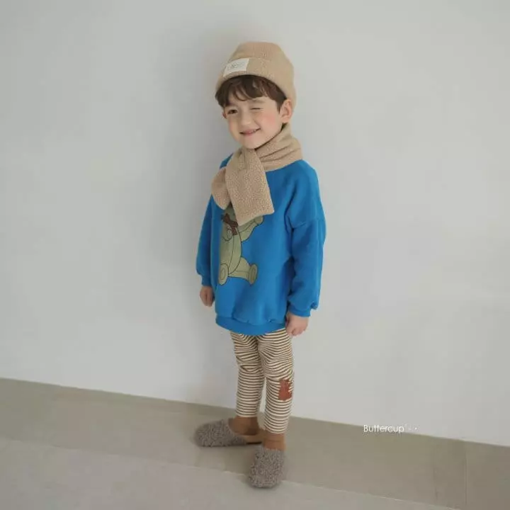 Buttercup - Korean Children Fashion - #designkidswear - Teddy Pin Leggings - 5