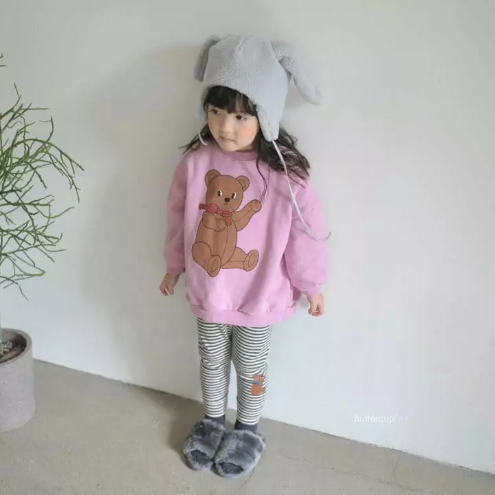 Buttercup - Korean Children Fashion - #designkidswear - Big Bear Long Sweatshirt