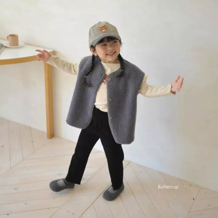 Buttercup - Korean Children Fashion - #designkidswear - Label Rib Pants - 8