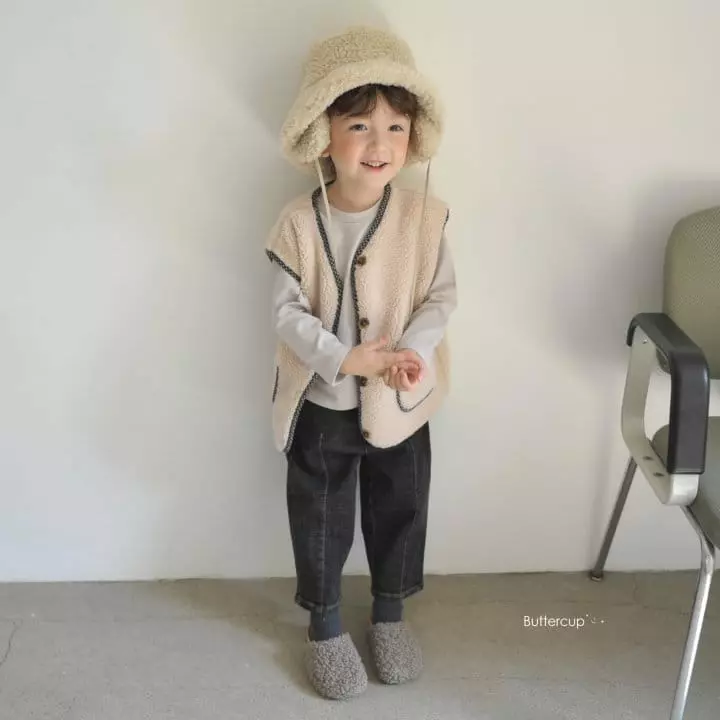 Buttercup - Korean Children Fashion - #designkidswear - Rich Fleece Jeans - 6