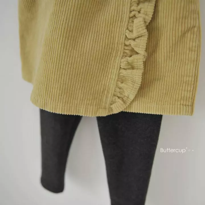 Buttercup - Korean Children Fashion - #discoveringself - Button Rib Frill Skirt Leggings - 11