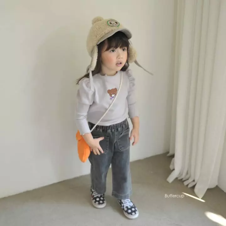 Buttercup - Korean Children Fashion - #discoveringself - Ribbon Bear Tee - 3