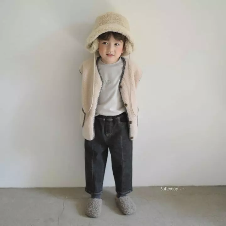 Buttercup - Korean Children Fashion - #fashionkids - Rich Fleece Jeans - 8