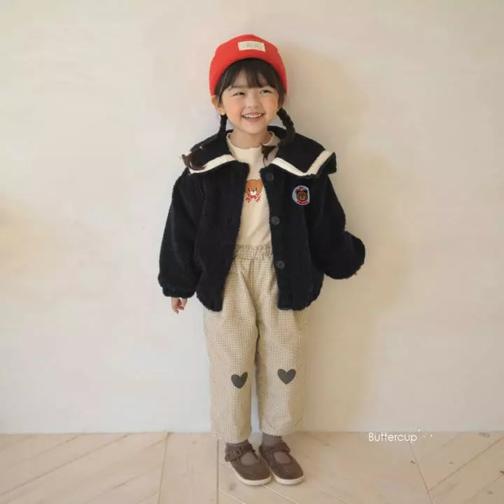 Buttercup - Korean Children Fashion - #kidsshorts - Heart Bonding Pants - 10