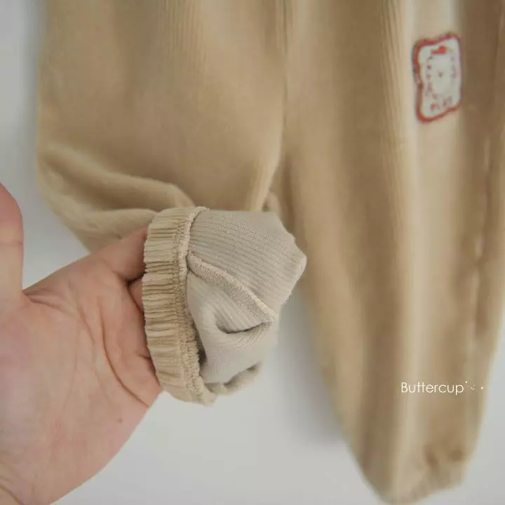 Buttercup - Korean Children Fashion - #kidsstore - Veloure Rib Pants - 8