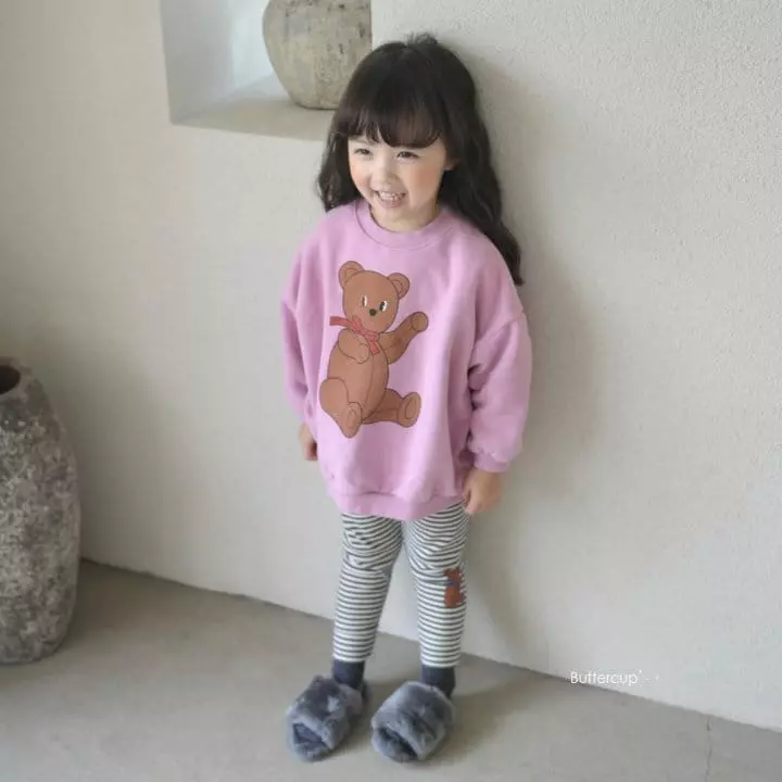 Buttercup - Korean Children Fashion - #kidsstore - Big Bear Long Sweatshirt - 5