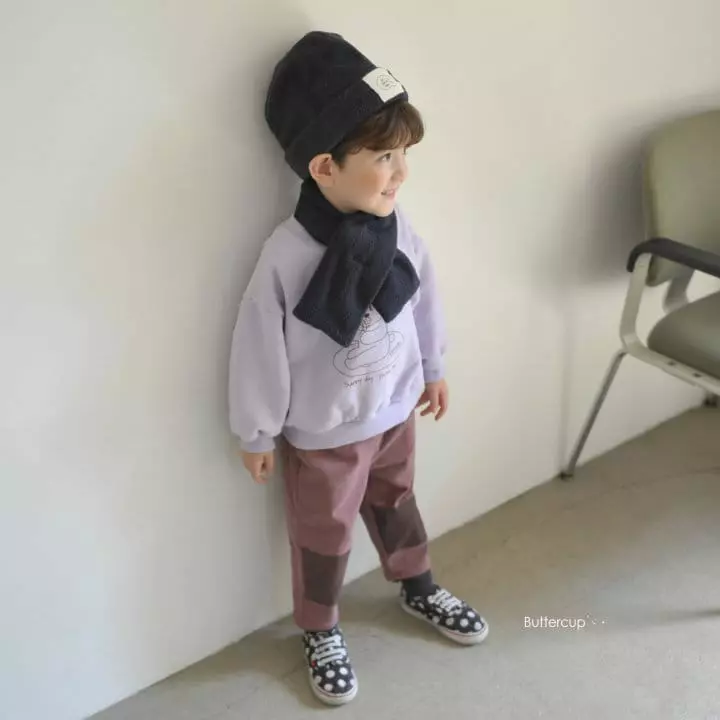 Buttercup - Korean Children Fashion - #kidzfashiontrend - Moon Line Fleece Pants - 12