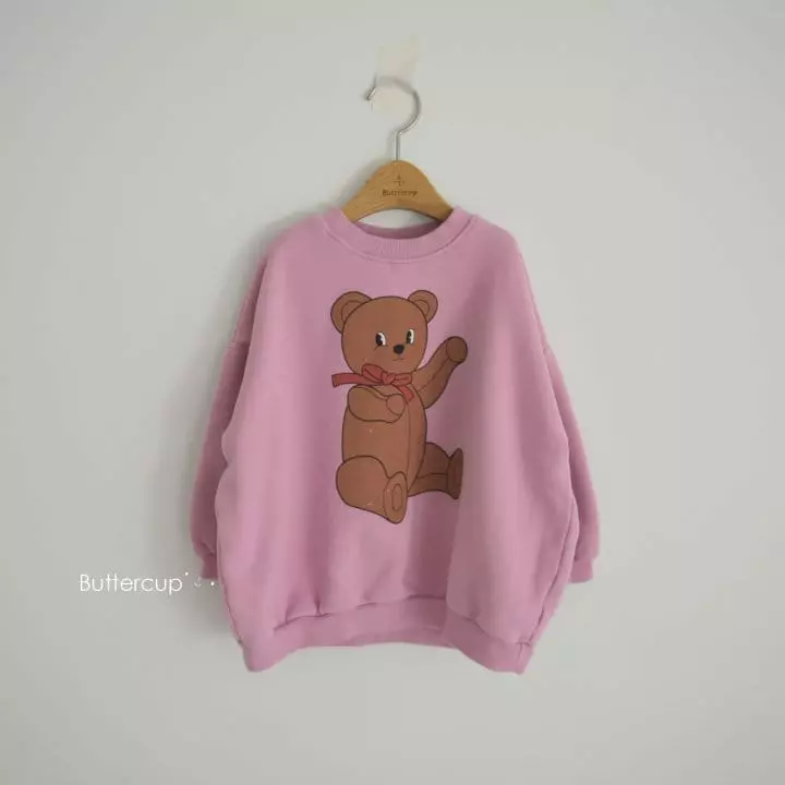 Buttercup - Korean Children Fashion - #kidzfashiontrend - Big Bear Long Sweatshirt - 6