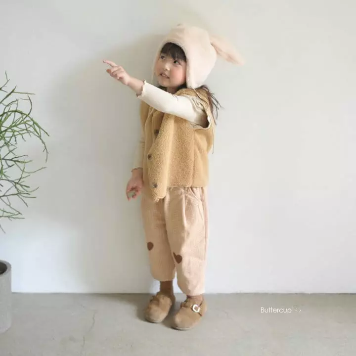 Buttercup - Korean Children Fashion - #kidzfashiontrend - Heart Bonding Pants - 12