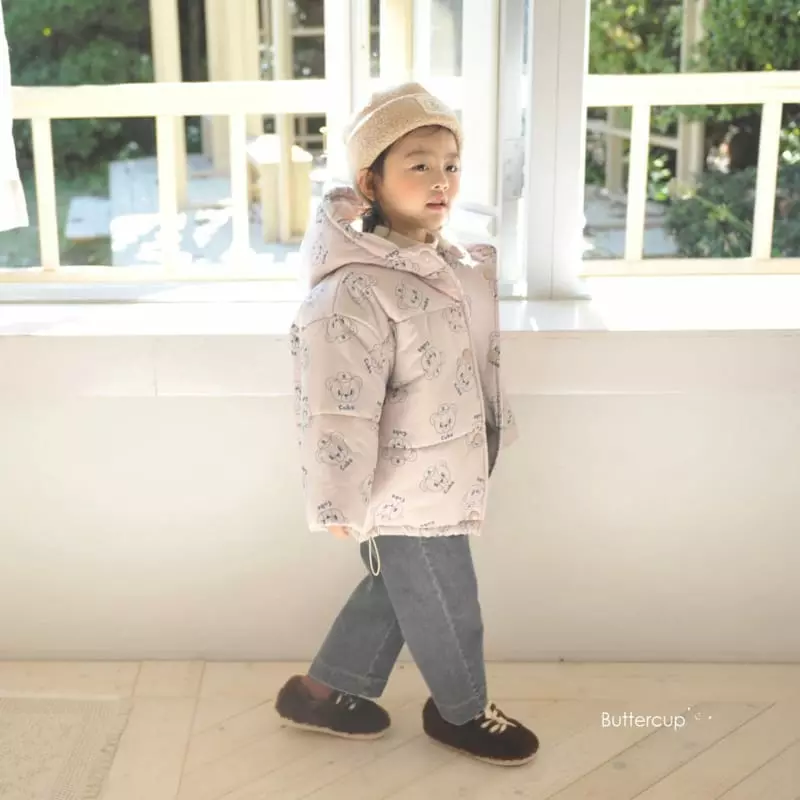 Buttercup - Korean Children Fashion - #kidzfashiontrend - Cups Bear Padding Jumper - 5