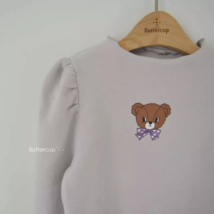Buttercup - Korean Children Fashion - #magicofchildhood - Ribbon Bear Tee - 10