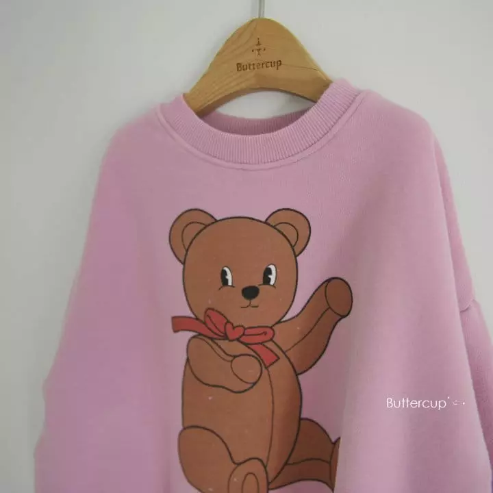Buttercup - Korean Children Fashion - #magicofchildhood - Big Bear Long Sweatshirt - 9
