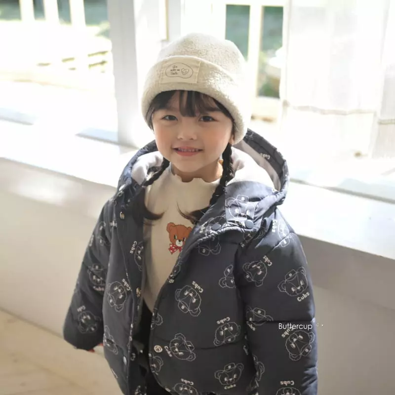 Buttercup - Korean Children Fashion - #magicofchildhood - Cups Bear Padding Jumper - 8