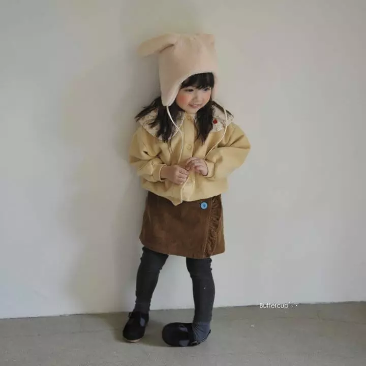 Buttercup - Korean Children Fashion - #minifashionista - Button Rib Frill Skirt Leggings - 5