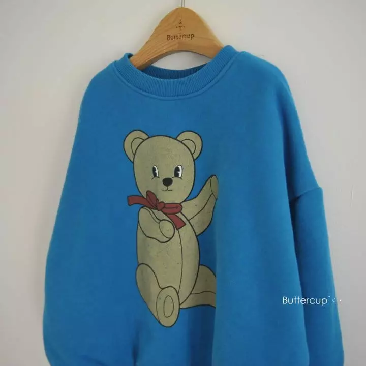 Buttercup - Korean Children Fashion - #prettylittlegirls - Big Bear Long Sweatshirt - 11