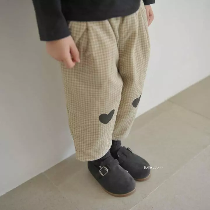 Buttercup - Korean Children Fashion - #toddlerclothing - Heart Bonding Pants - 4