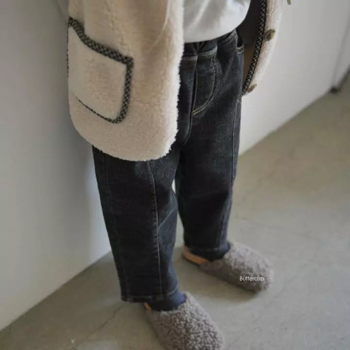 Buttercup - Korean Children Fashion - #stylishchildhood - Rich Fleece Jeans - 3