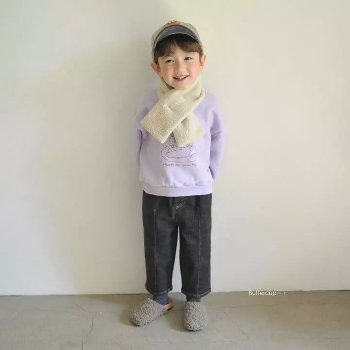 Buttercup - Korean Children Fashion - #todddlerfashion - Rich Fleece Jeans