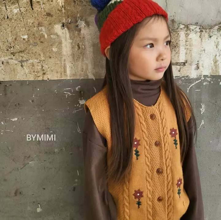 Bymimi - Korean Children Fashion - #Kfashion4kids - Babamba Embrodiery Knit Tee - 9