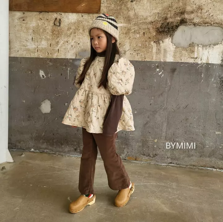 Bymimi - Korean Children Fashion - #Kfashion4kids - Shocola Quilting Blouse - 2