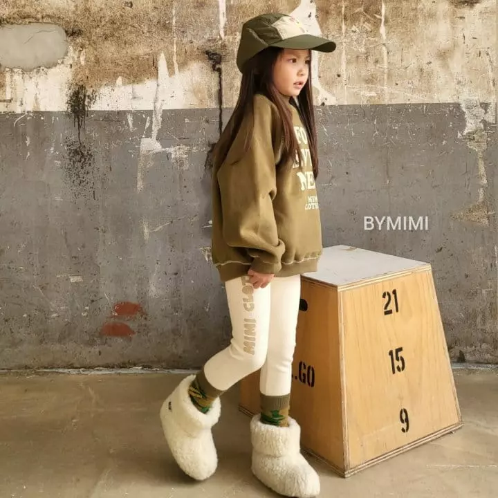 Bymimi - Korean Children Fashion - #Kfashion4kids - Adel Fleece Leggings