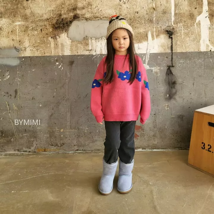 Bymimi - Korean Children Fashion - #childofig - Bianco Knit Tee - 3