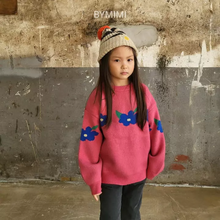 Bymimi - Korean Children Fashion - #childofig - Bianco Knit Tee - 4