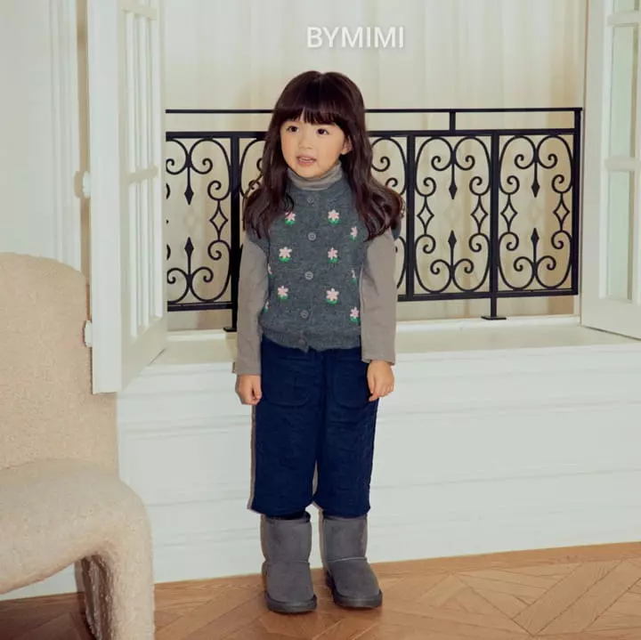 Bymimi - Korean Children Fashion - #childofig - Cookie Vest Cardigan - 2