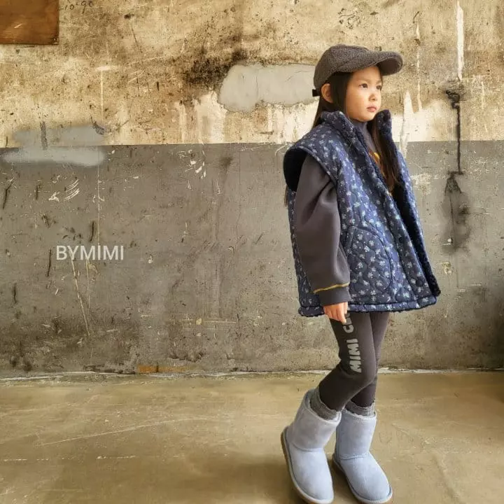 Bymimi - Korean Children Fashion - #childofig - Adel Fleece Leggings - 6