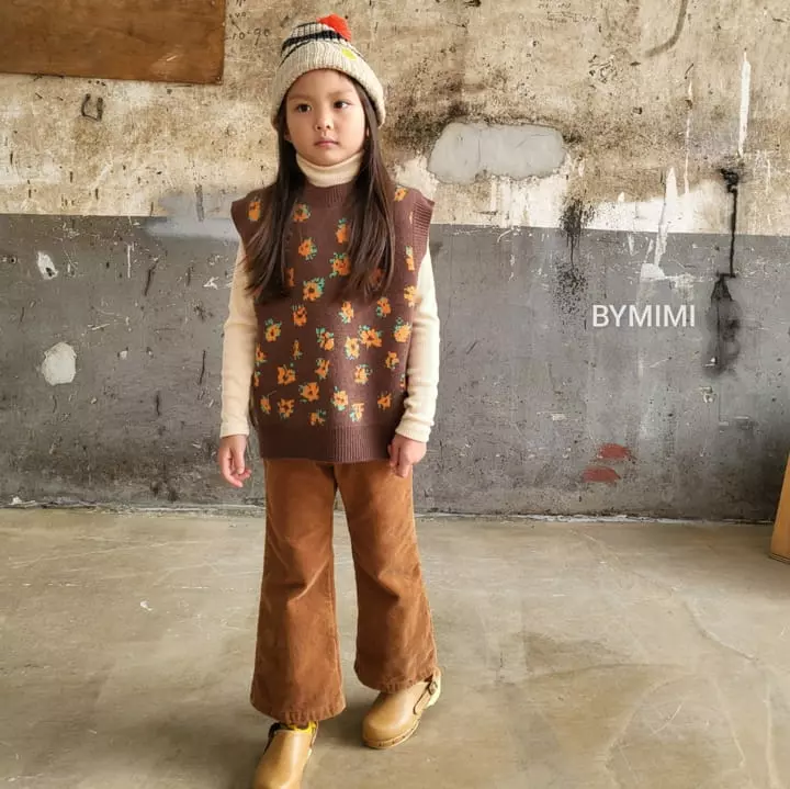 Bymimi - Korean Children Fashion - #childofig - Bera Vest Knit Tee - 4