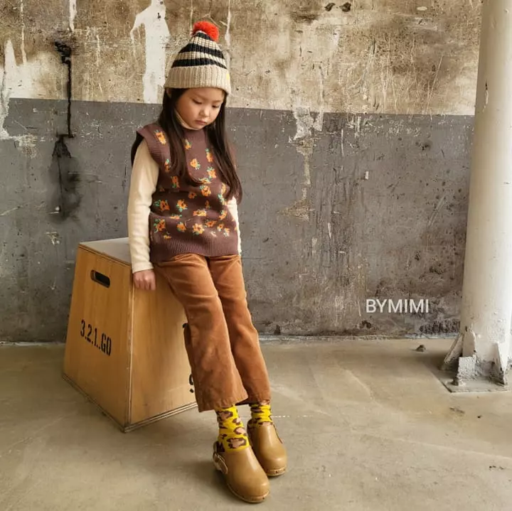Bymimi - Korean Children Fashion - #designkidswear - Bera Vest Knit Tee - 5