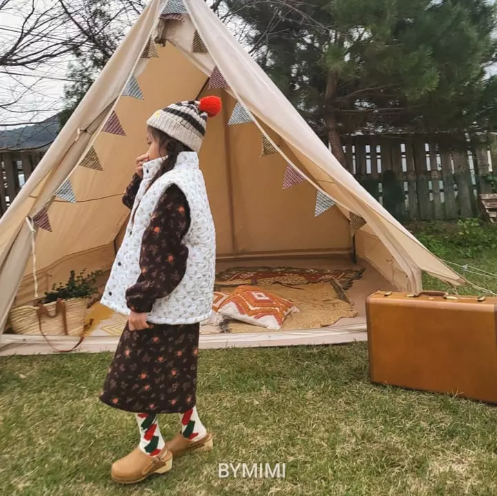 Bymimi - Korean Children Fashion - #designkidswear - Floral Anorak - 9