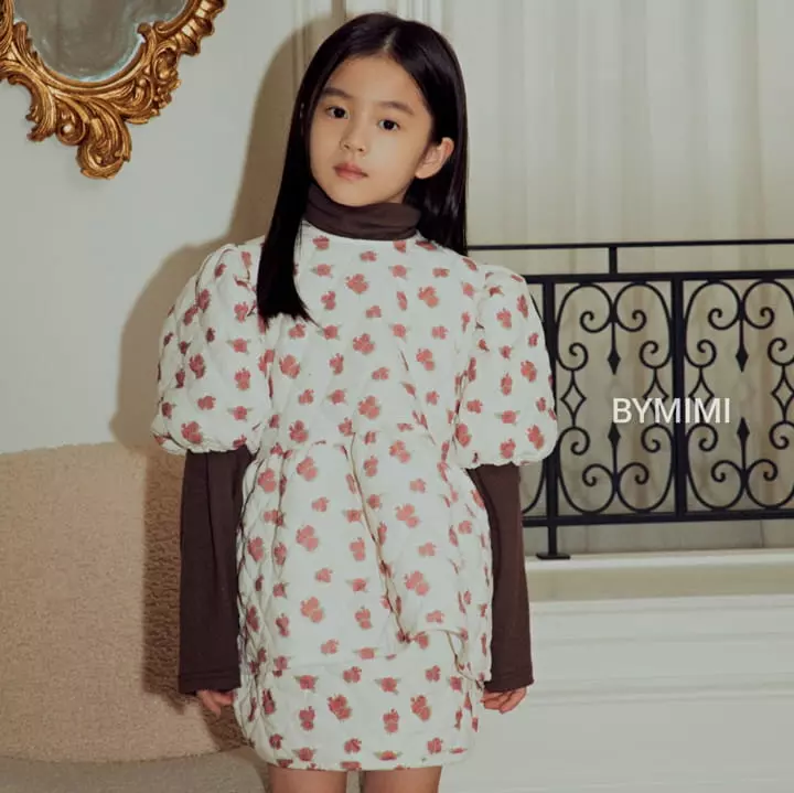 Bymimi - Korean Children Fashion - #designkidswear - Shocola Quilting Skirt - 7