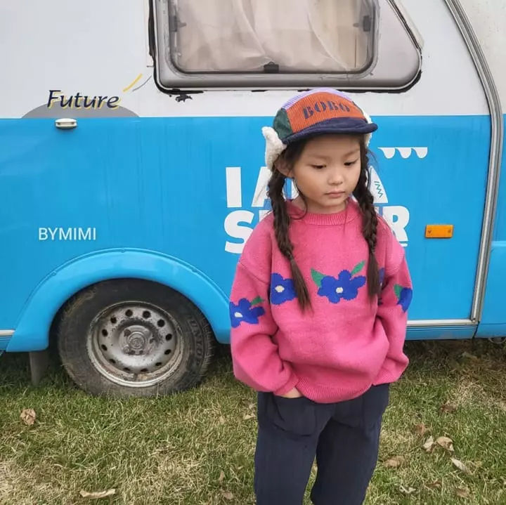 Bymimi - Korean Children Fashion - #discoveringself - Bianco Knit Tee - 7