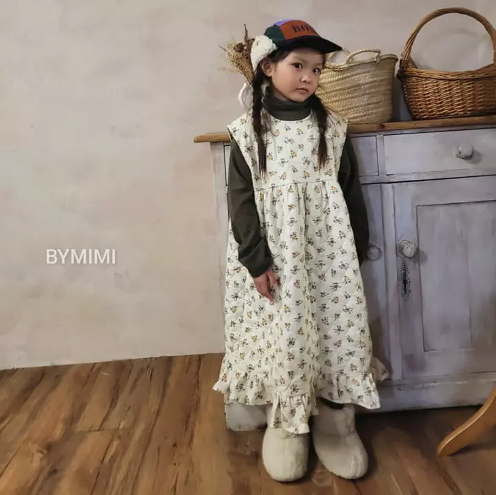 Bymimi - Korean Children Fashion - #discoveringself - Susunhwa Quilting One-piece