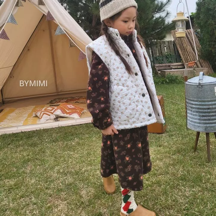 Bymimi - Korean Children Fashion - #discoveringself - Floral Anorak - 10